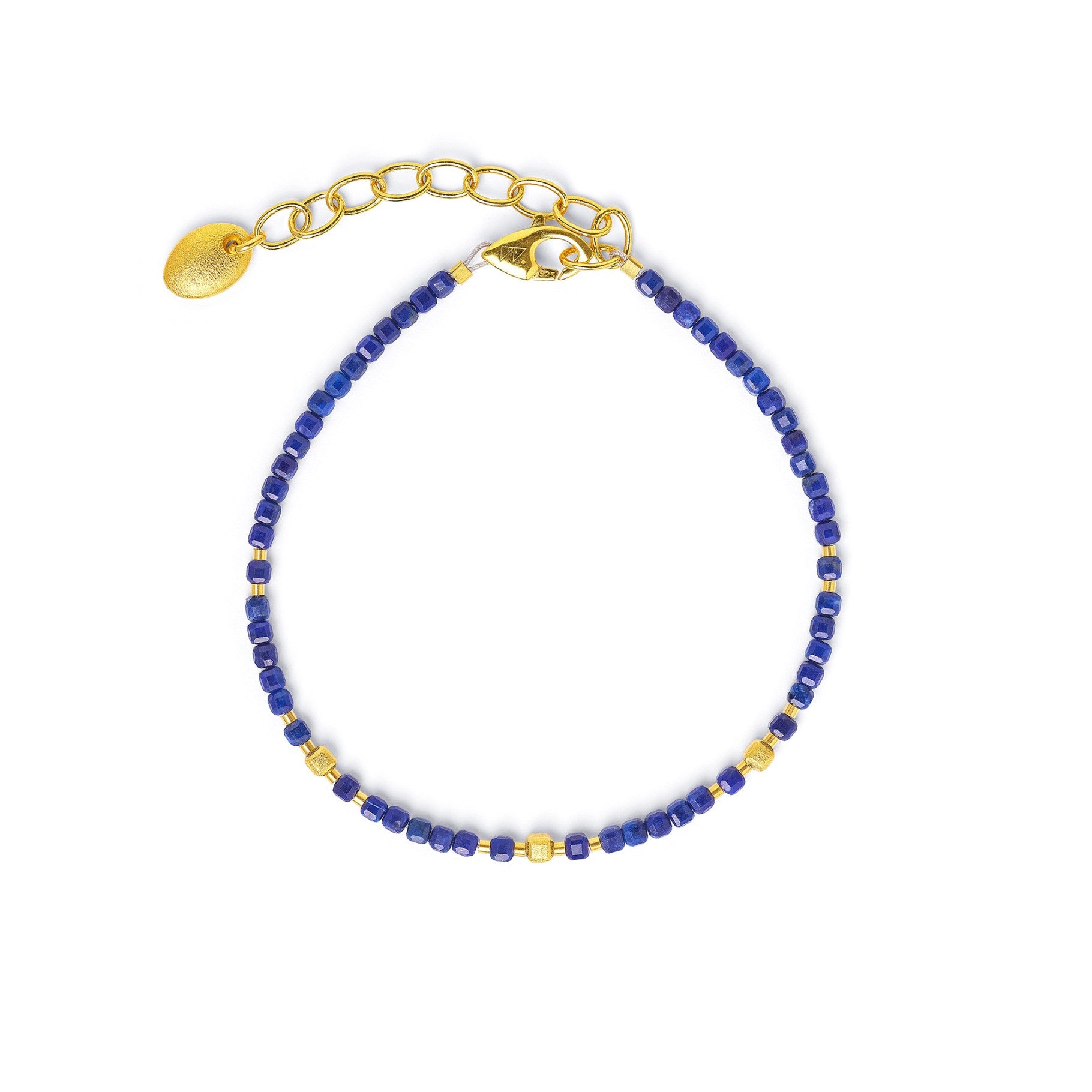 Cuseni Designlinie Cubes Lapislazuli Armkette