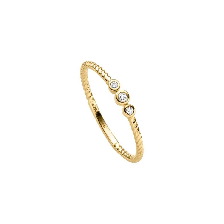 ELAINE FIRENZE - Kordelring mit Brillanten
