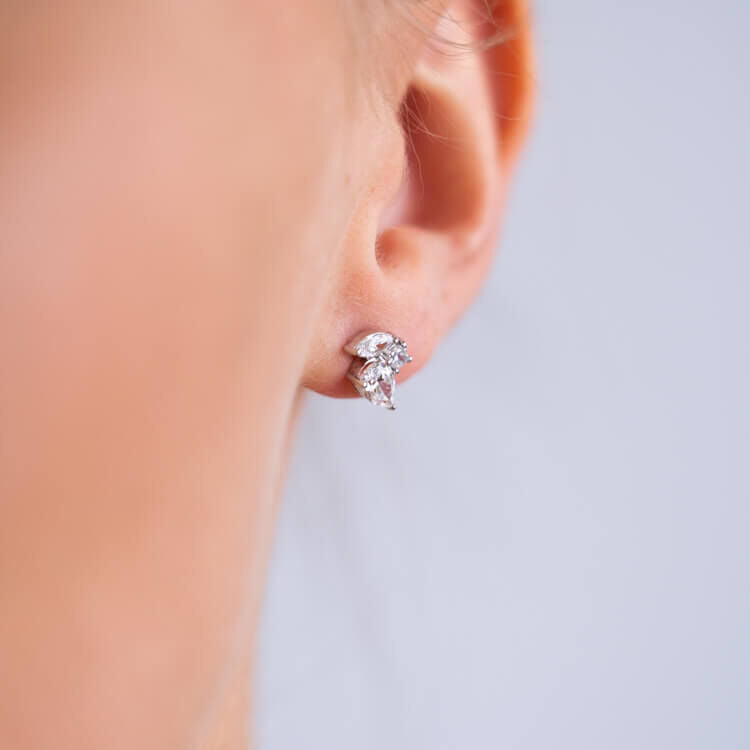 VIVENTY - Ohrstecker in Silber mit Zirkonia