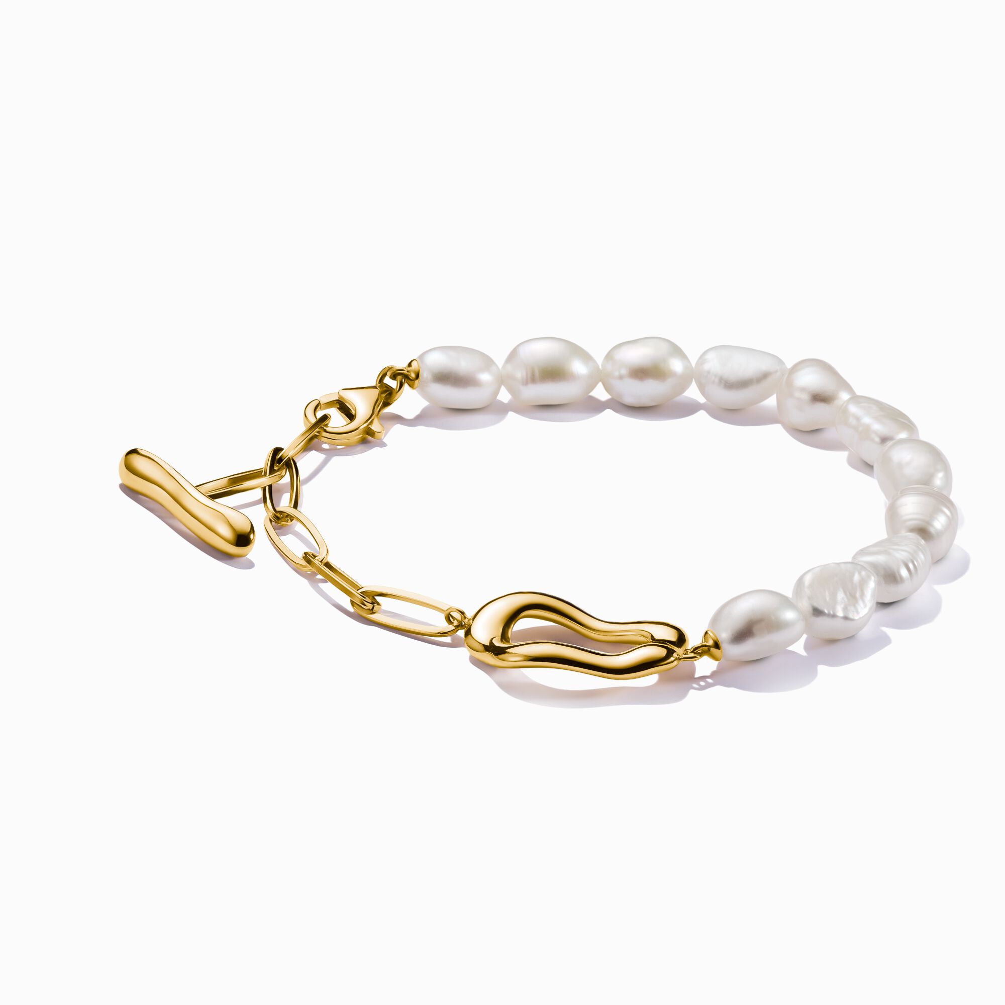THOMAS SABO - Perlenarmband Natural Beauty vergoldet - Juwelier Donkel
