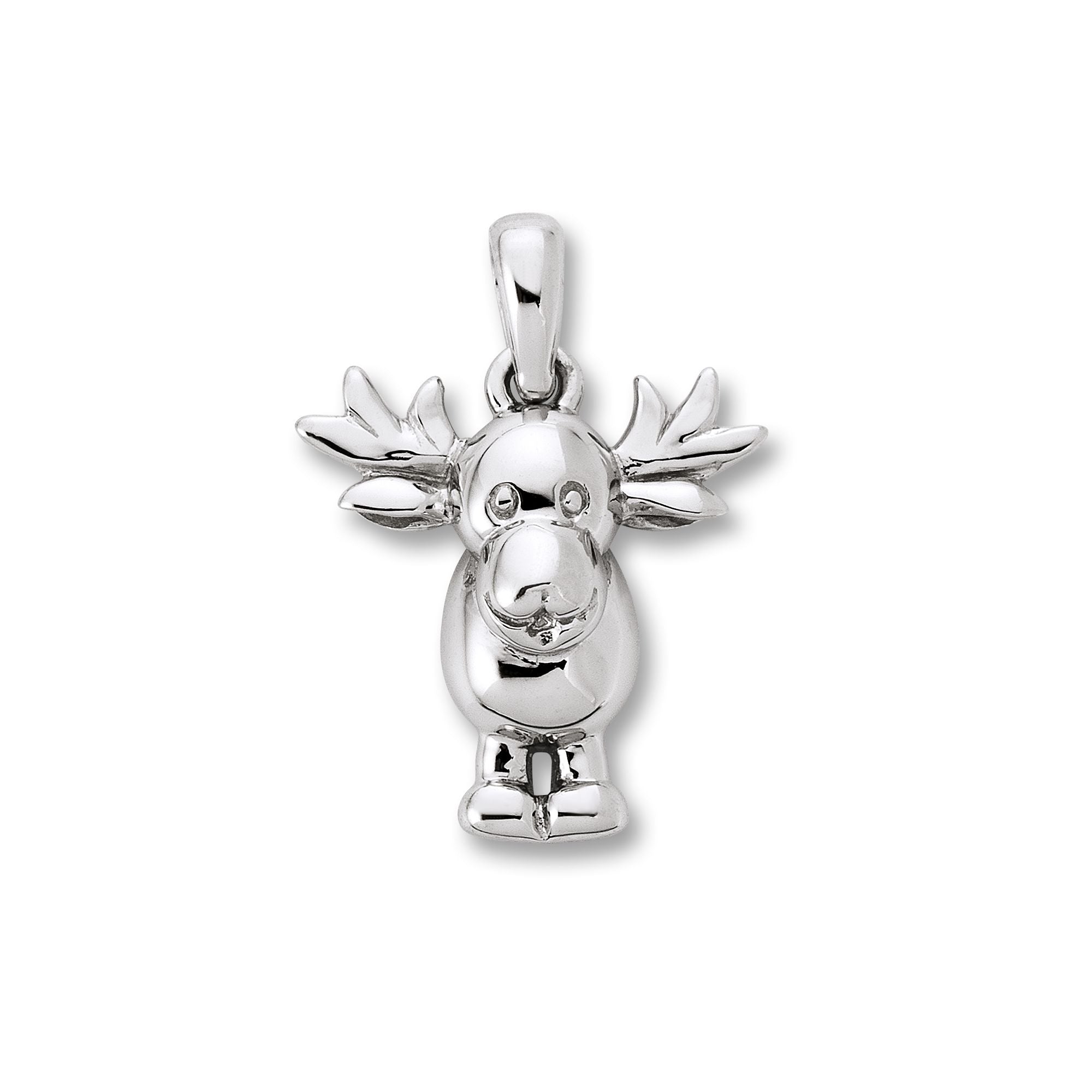 Anhänger in Silber mit Teddybär, Elefant, Eule, Hase, Elch - Juwelier Donkel