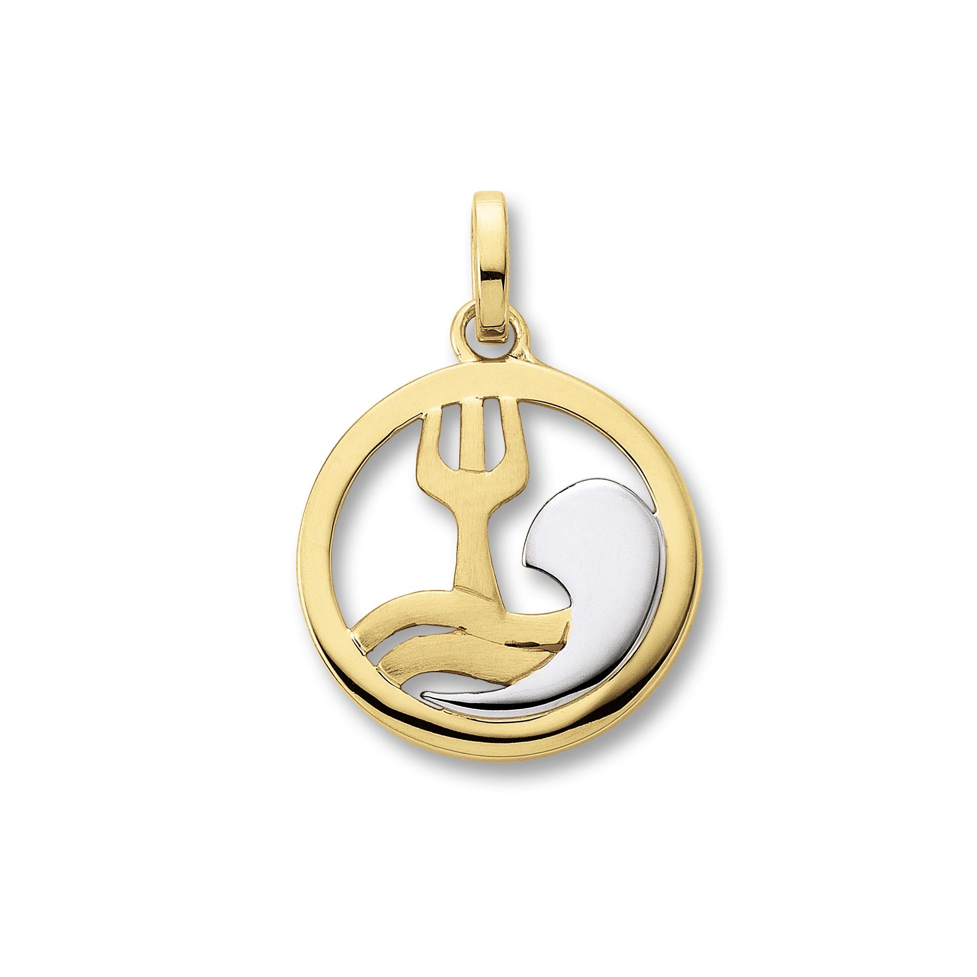 Anhänger in Bicolor Gold mit Sternzeichen Motiv - Juwelier Donkel