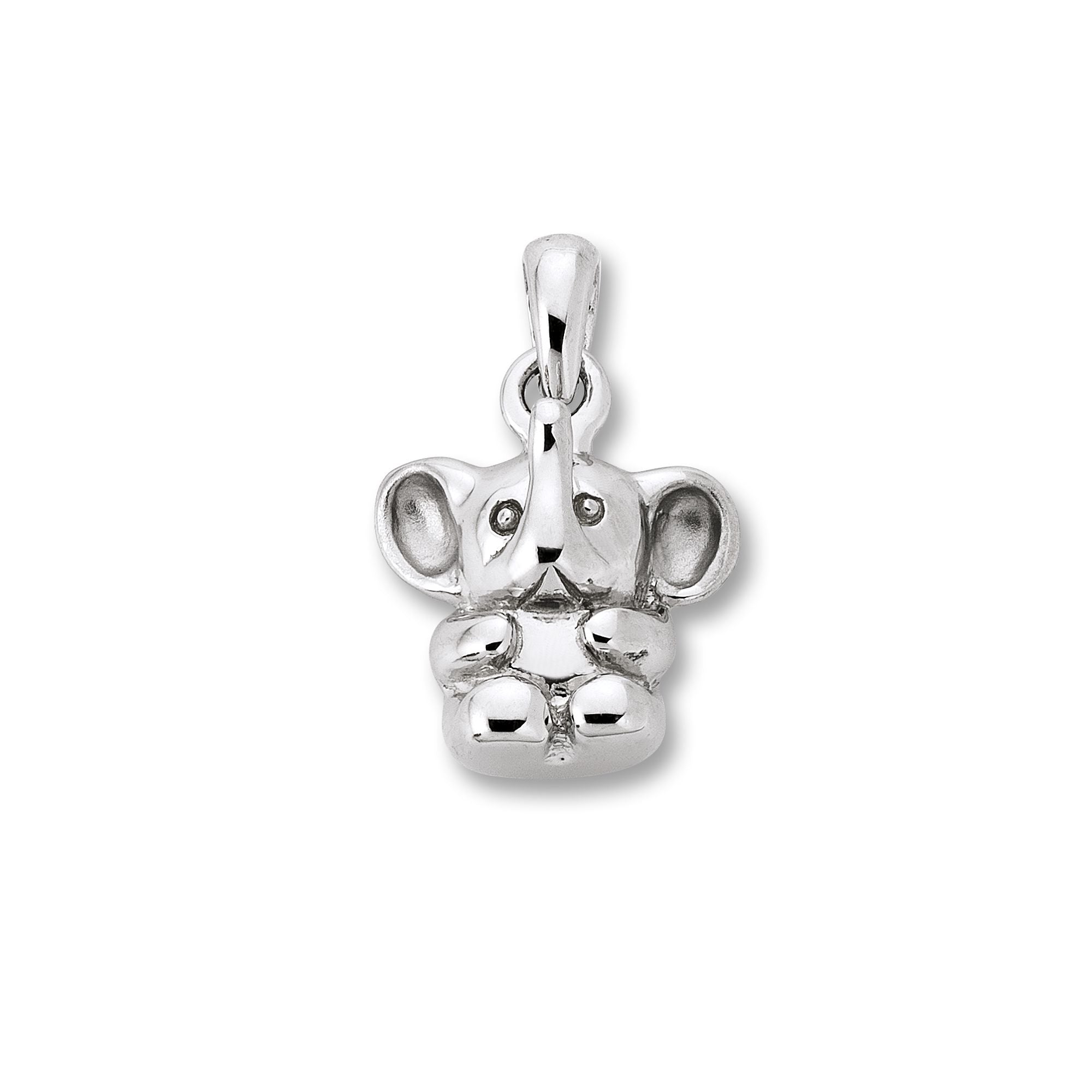 Anhänger in Silber mit Teddybär, Elefant, Eule, Hase, Elch - Juwelier Donkel