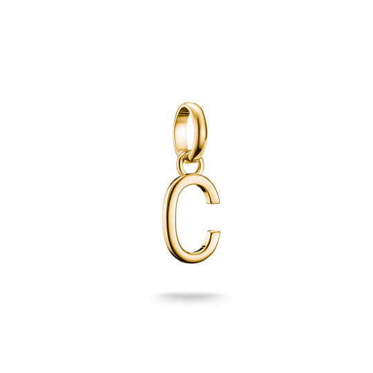 THOMAS SABO - Charm-Anhänger Buchstabe A-Z Connect vergoldet
