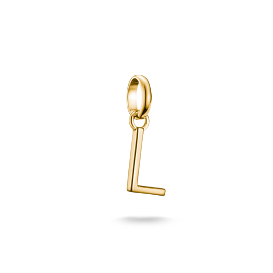 THOMAS SABO - Charm-Anhänger Buchstabe A-Z Connect vergoldet