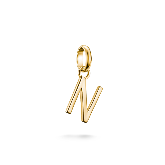 THOMAS SABO - Charm-Anhänger Buchstabe A-Z Connect vergoldet