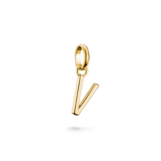 THOMAS SABO - Charm-Anhänger Buchstabe A-Z Connect vergoldet