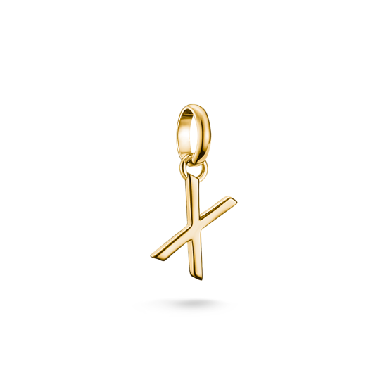 THOMAS SABO - Charm-Anhänger Buchstabe A-Z Connect vergoldet