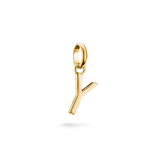 THOMAS SABO - Charm-Anhänger Buchstabe A-Z Connect vergoldet
