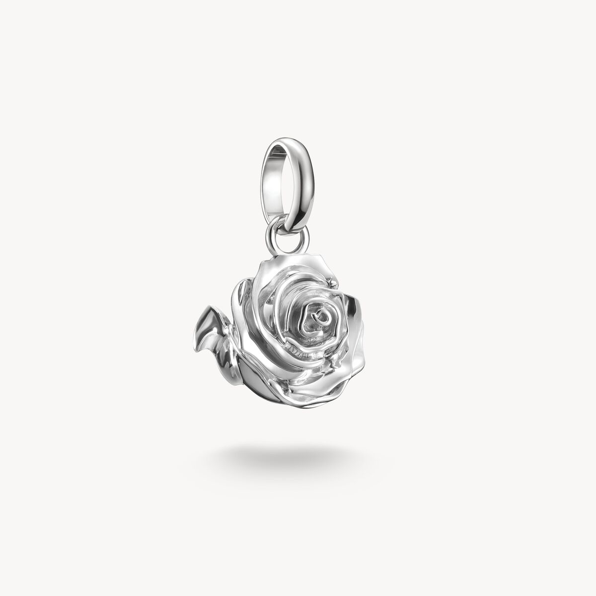 THOMAS SABO - Charm-Anhänger Rosenblüte Connect Silber