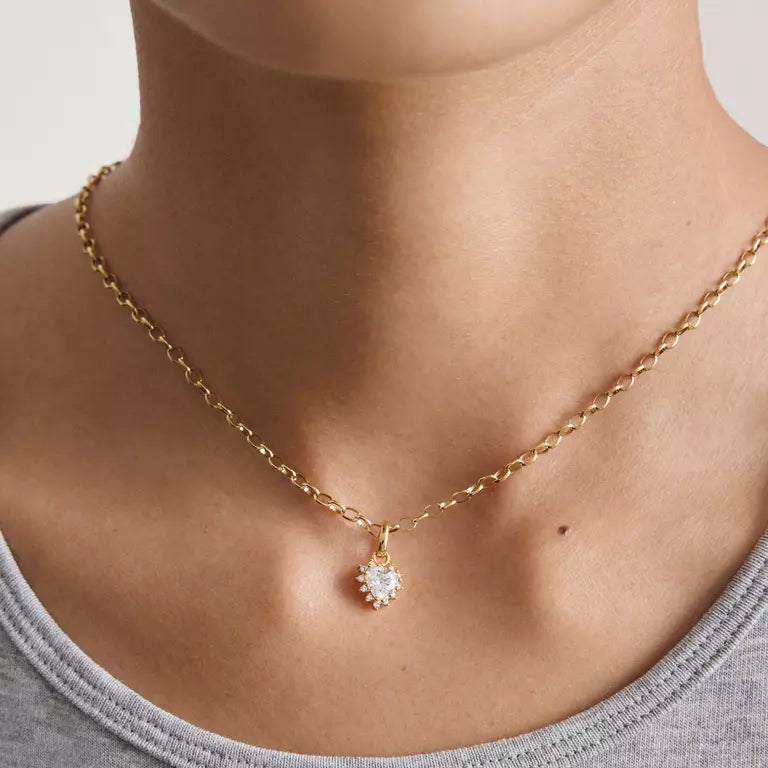 THOMAS SABO - Charm Herz mit weißem Zirkonia – Connect