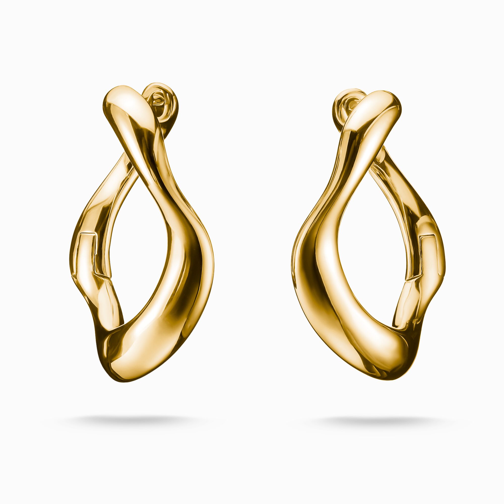 THOMAS SABO - Creolen klein Natural Beauty vergoldet - Juwelier Donkel