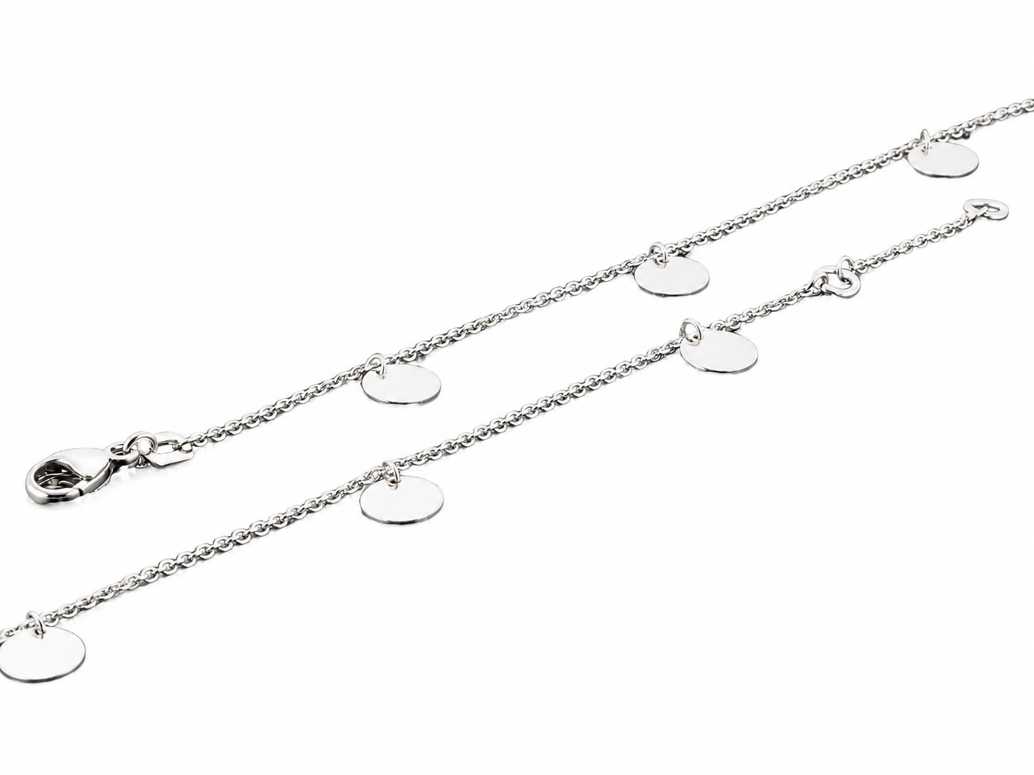 WILHELM MÜLLER - Armband Plättchen Silber