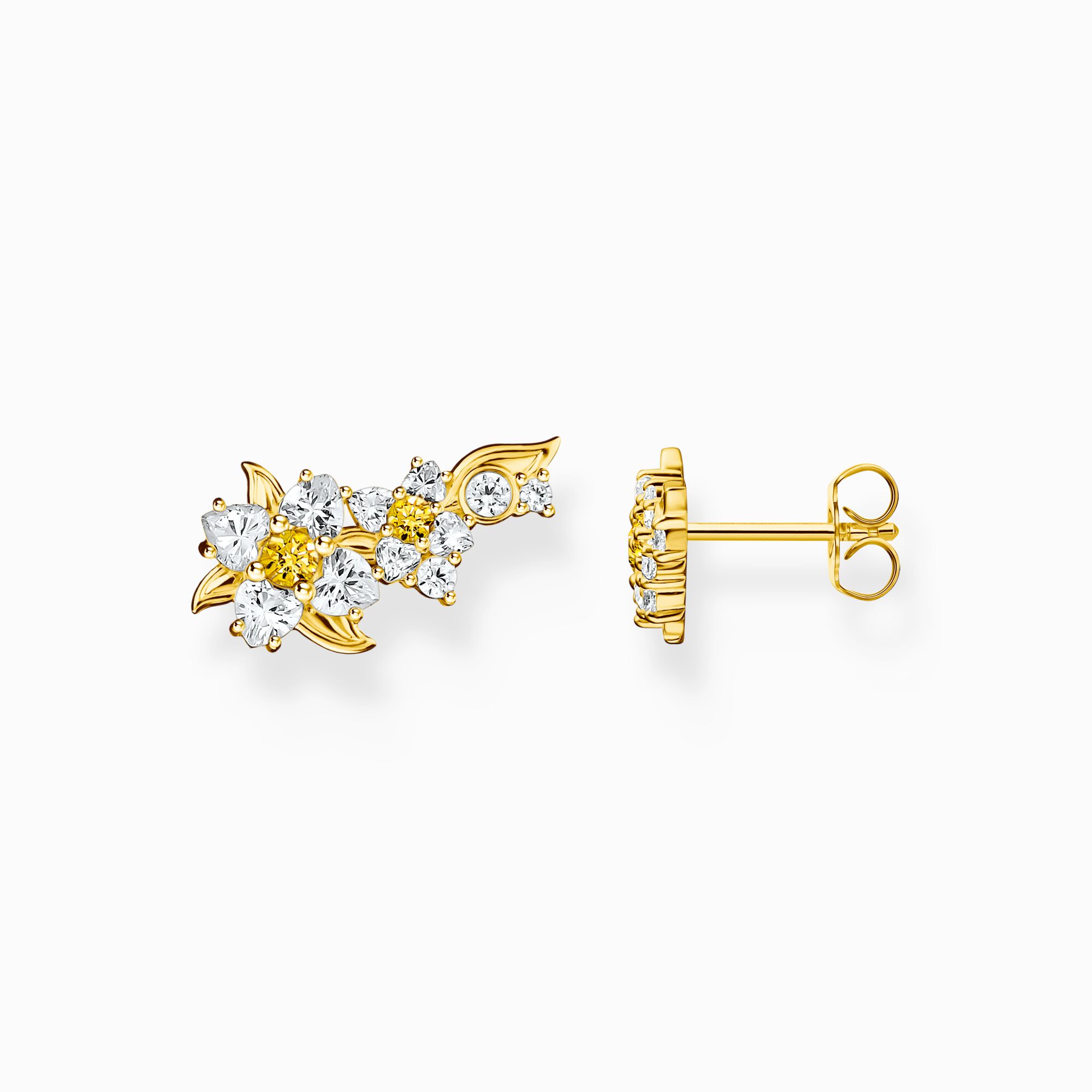 THOMAS SABO - Ohrstecker Blume Lovely Daisy vergoldet - Juwelier Donkel