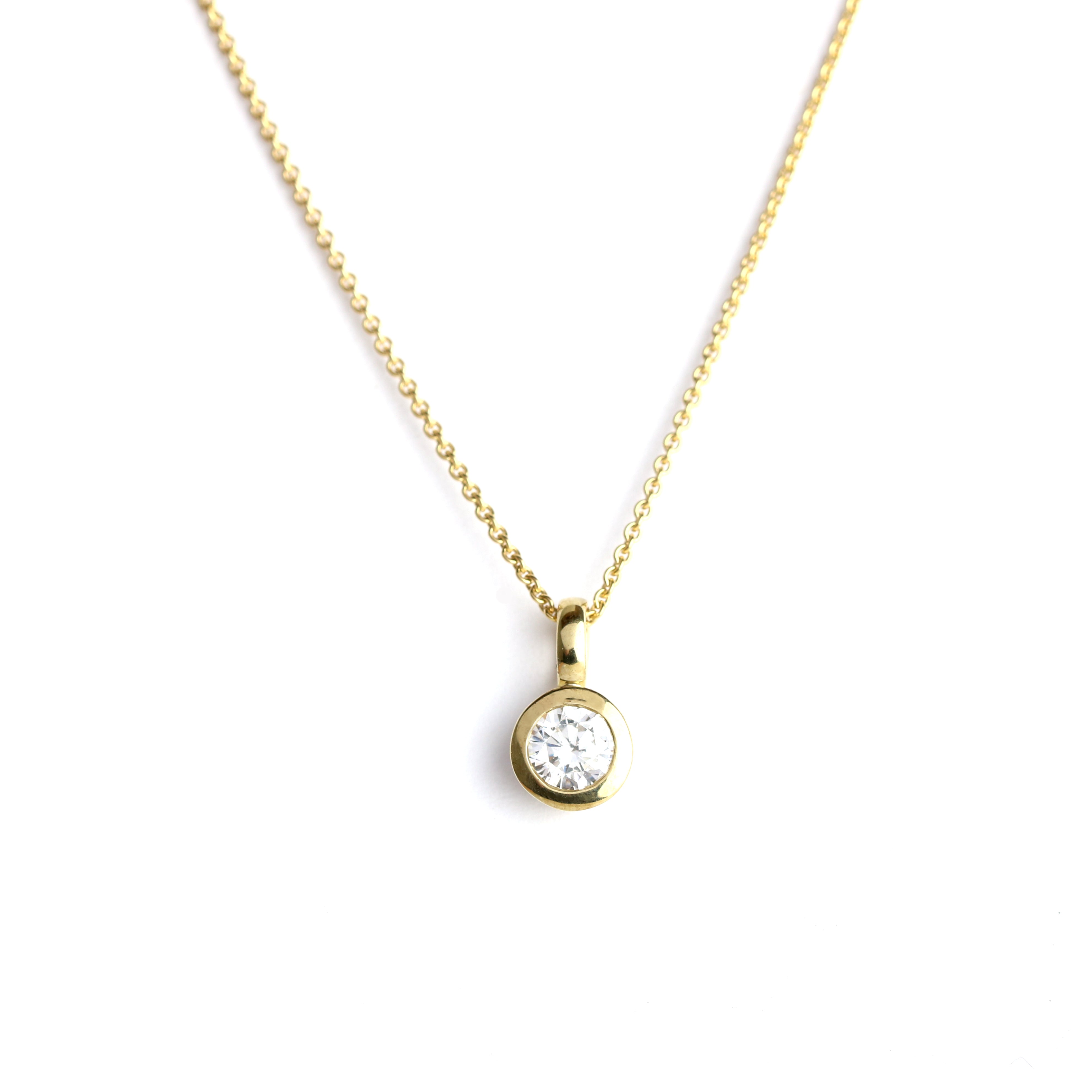 WILHELM MÜLLER - Anhänger in Gold mit Zirkonia - Juwelier Donkel