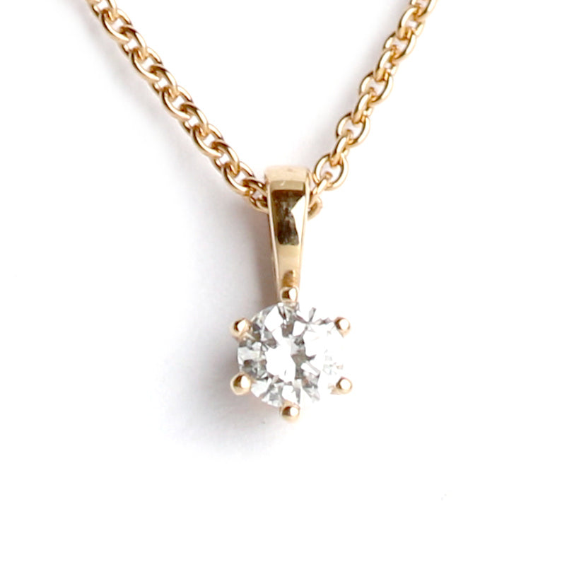 WILHELM MÜLLER - Anhänger in Gold mit Brillant - Juwelier Donkel