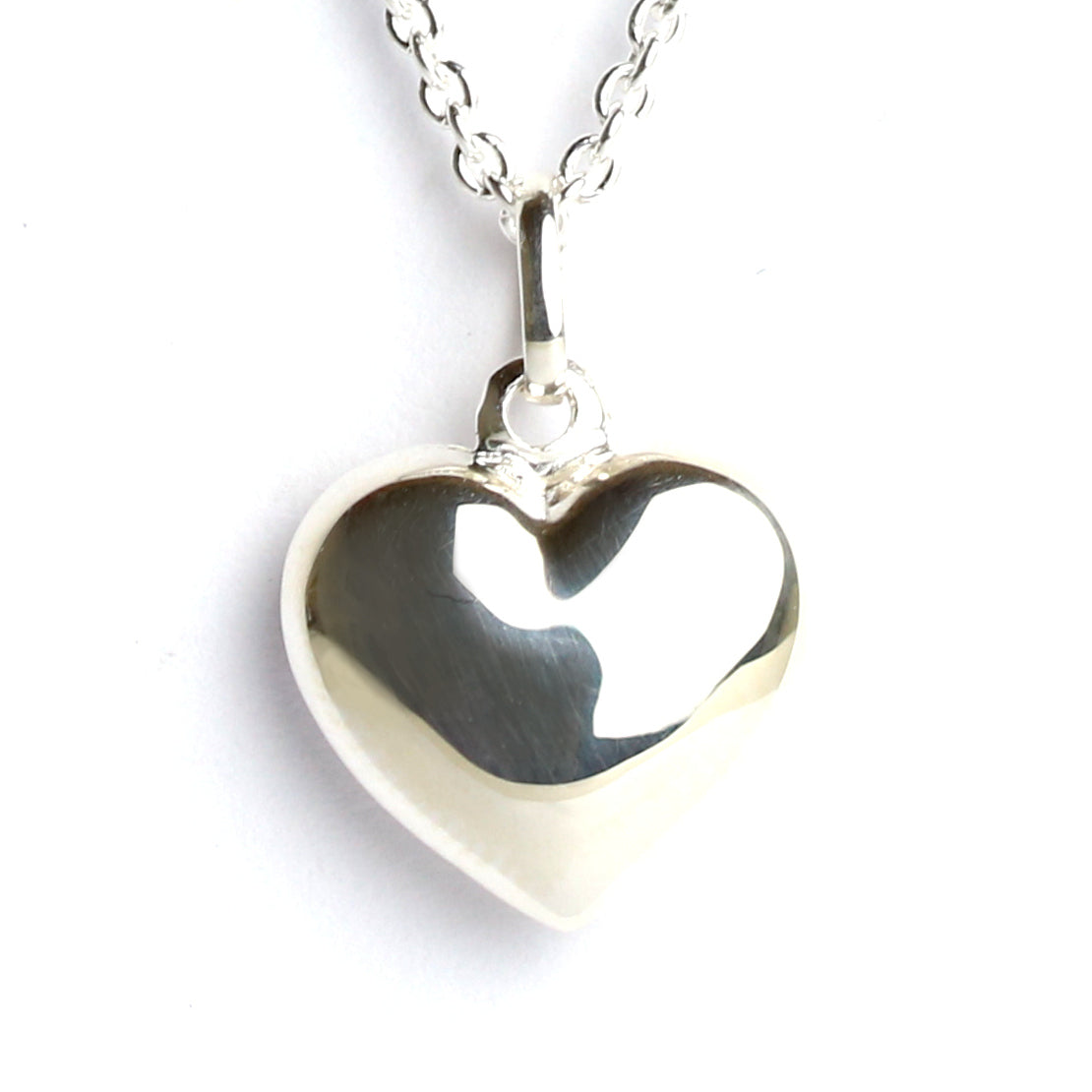 Anhänger Herz in Silber poliert - Juwelier Donkel