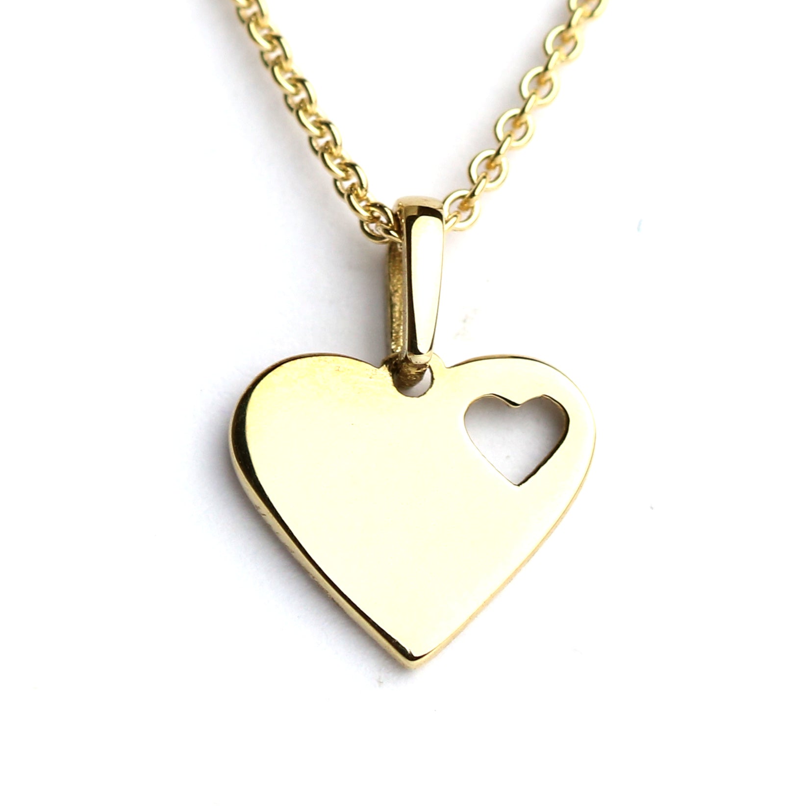 WILHELM MÜLLER - Anhänger in Herzform Gold zum gravieren - Juwelier Donkel