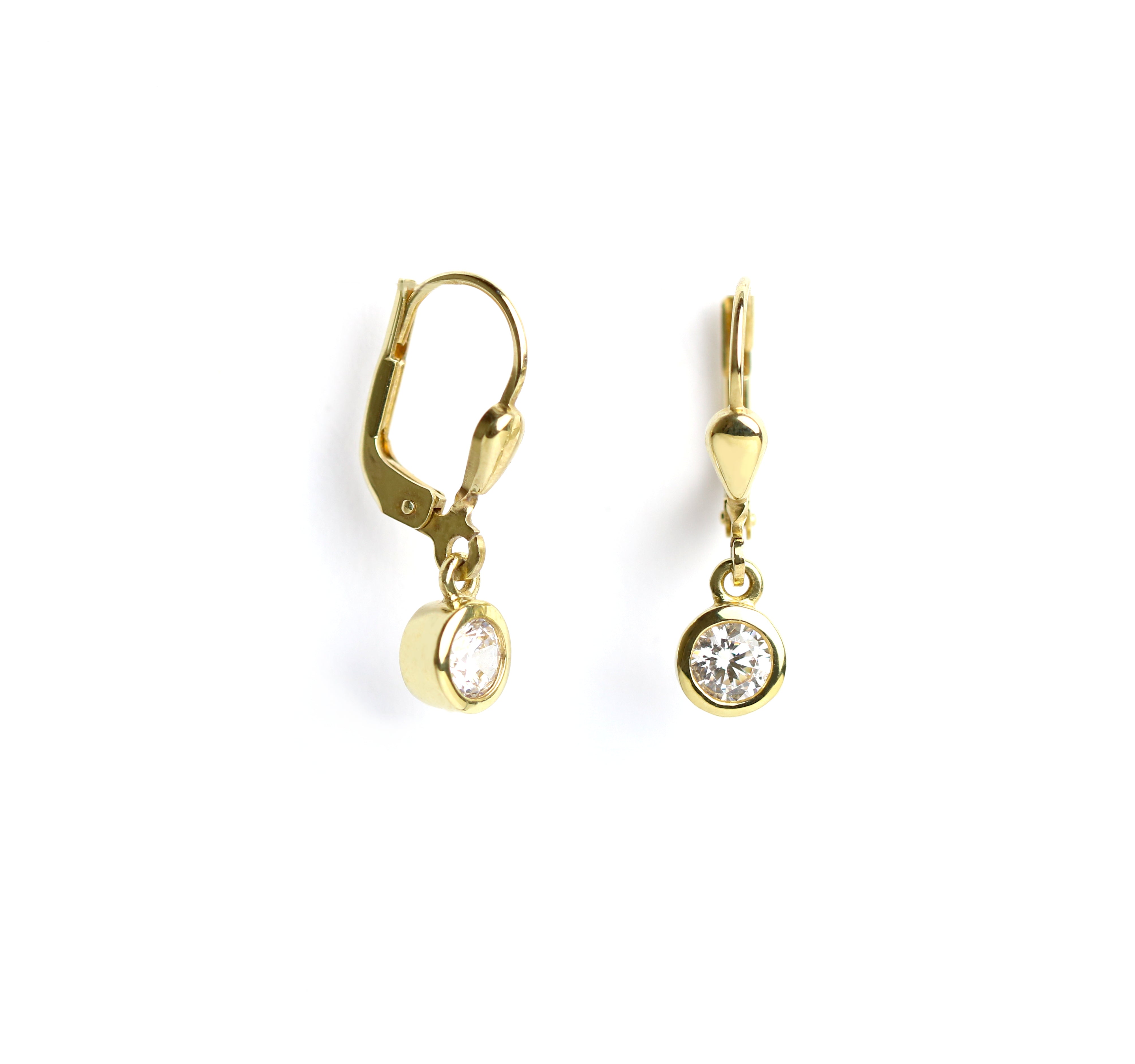 WILHELM MÜLLER - Ohrhänger in Gold mit Zirkonia - Juwelier Donkel