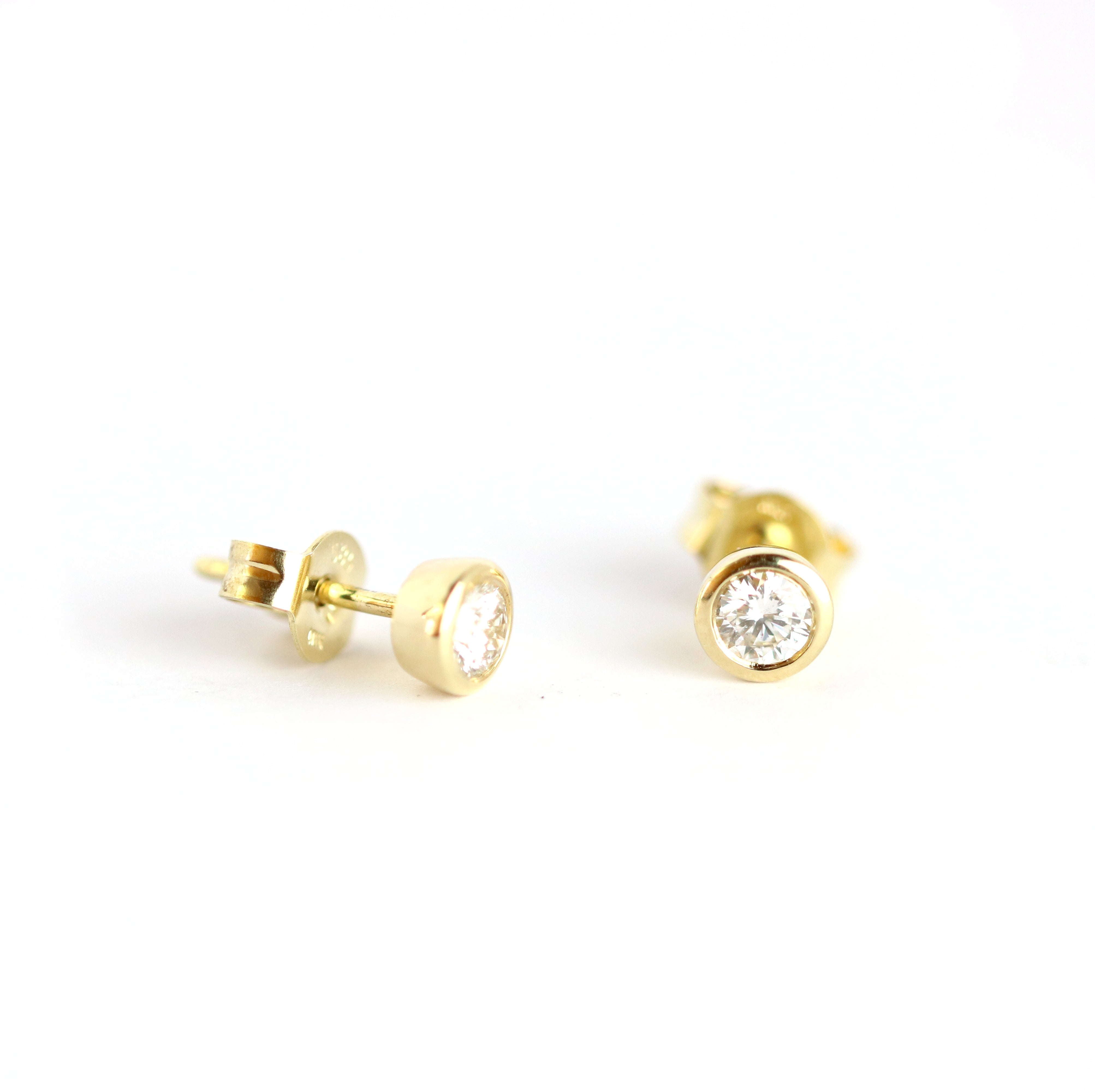 WILHELM MÜLLER - Ohrstecker mit Diamant Einsteiner - Juwelier Donkel