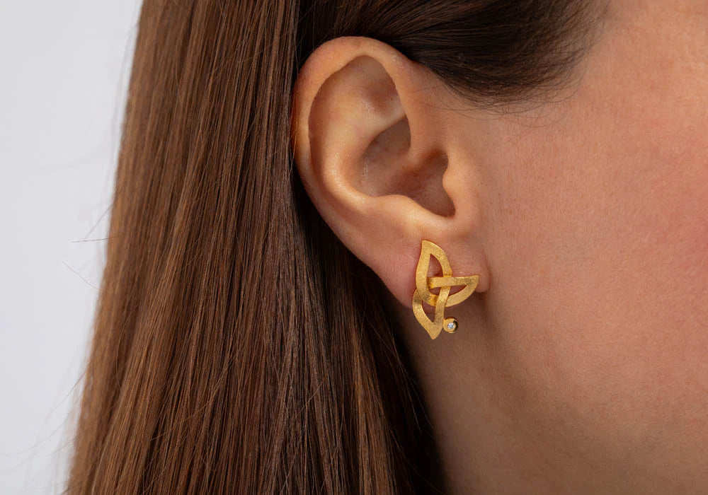 BASTIAN INVERUN - Ohrstecker Desert Flower mit Brillant