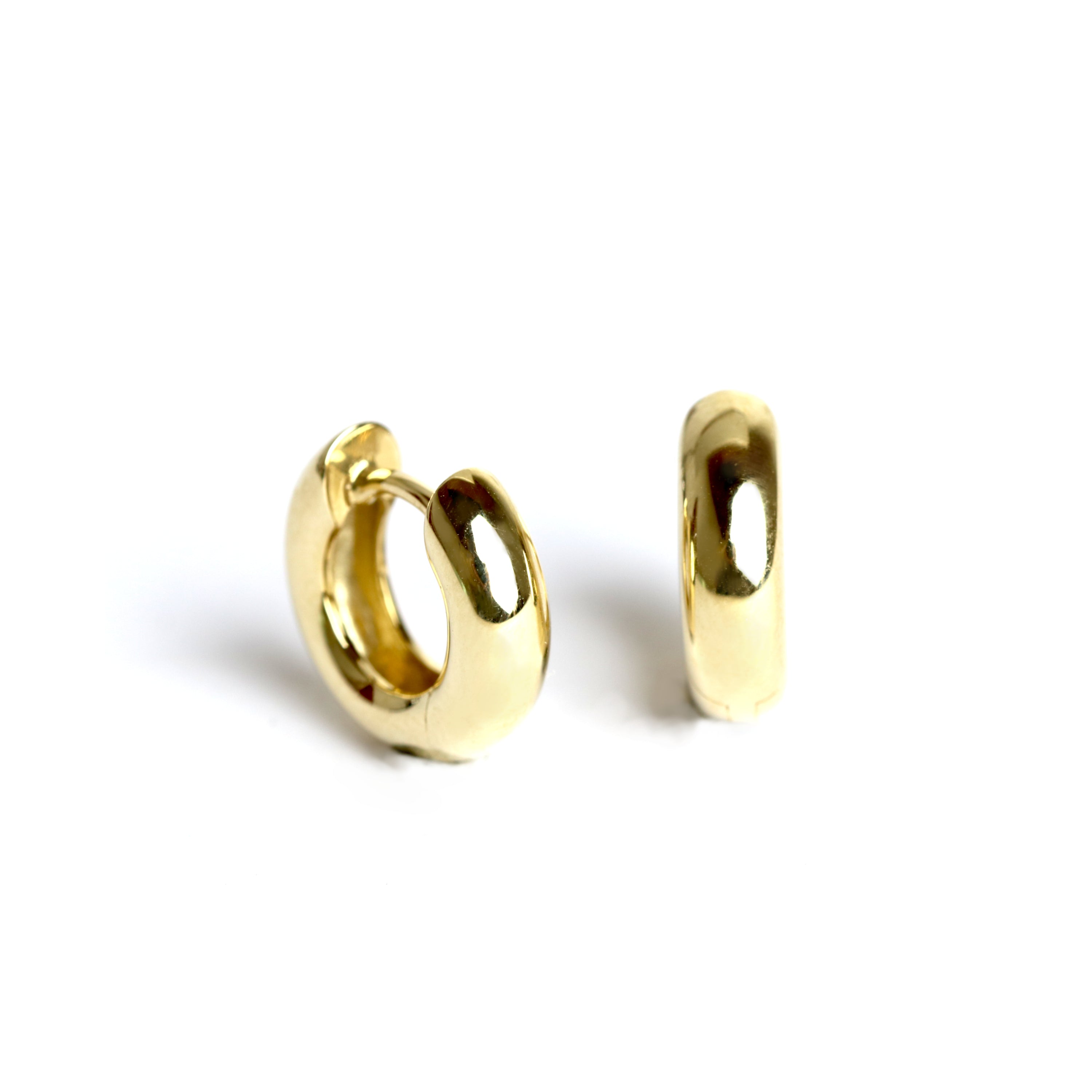 WILHELM MÜLLER - Creolen in Gold poliert - Juwelier Donkel