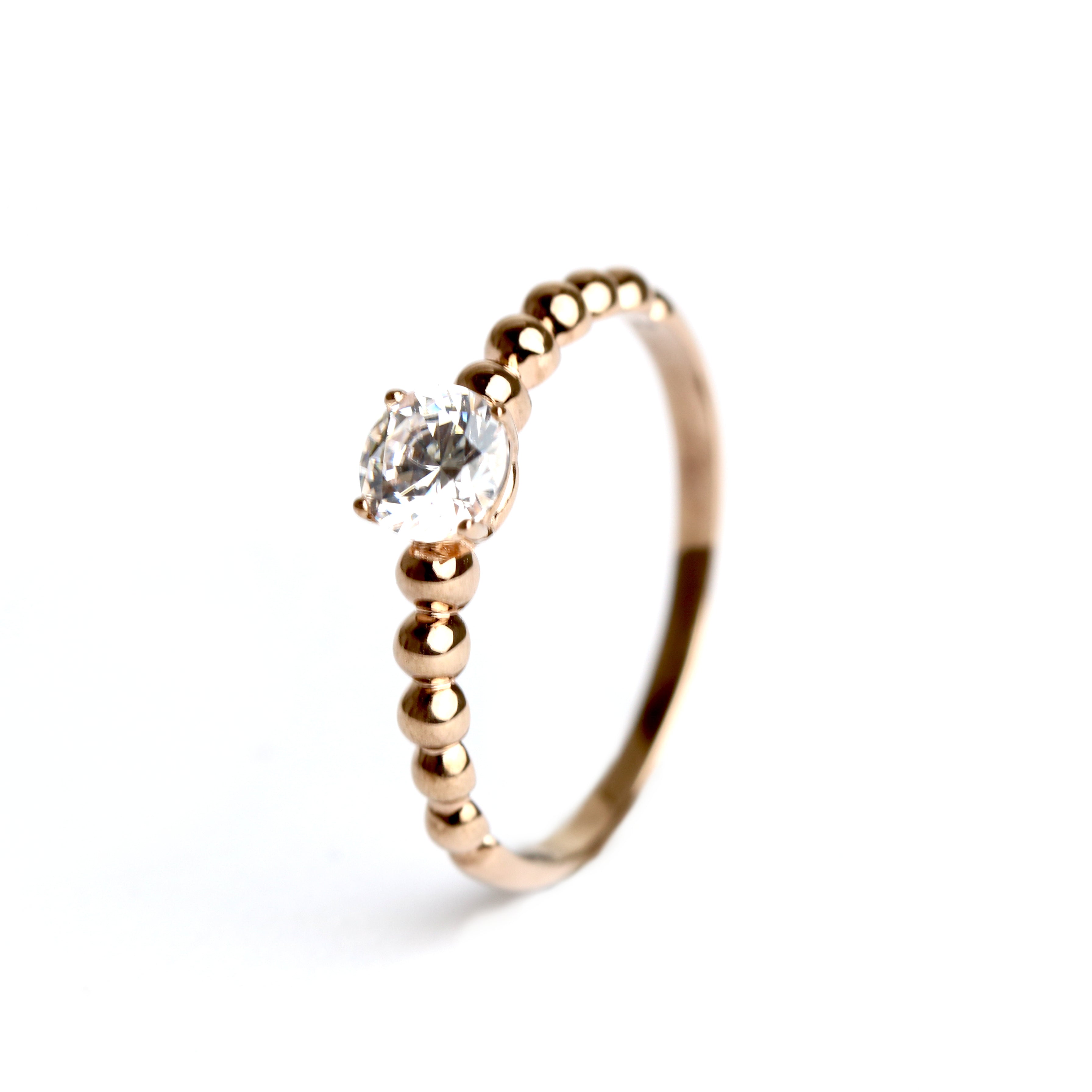 WILHELM MÜLLER - Ring in Rosegold mit Zirkonia