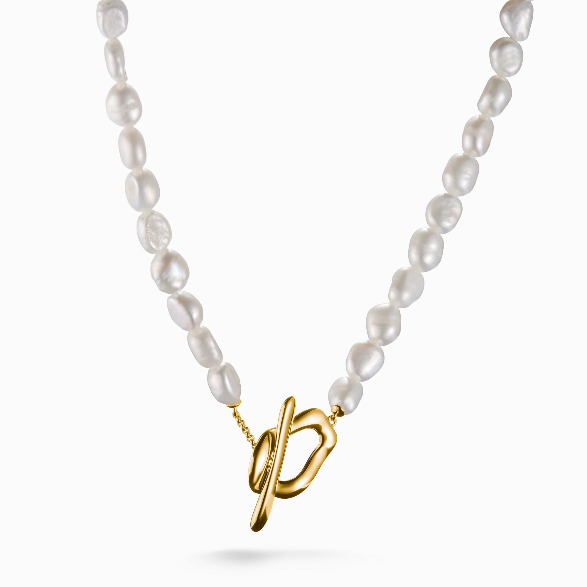 THOMAS SABO - Perlenkette Natural Beauty vergoldet - Juwelier Donkel