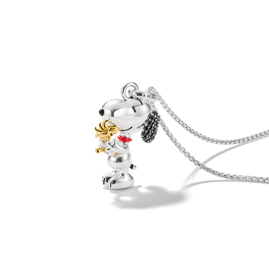 Snoopy & Woodstock Pavé Halskette