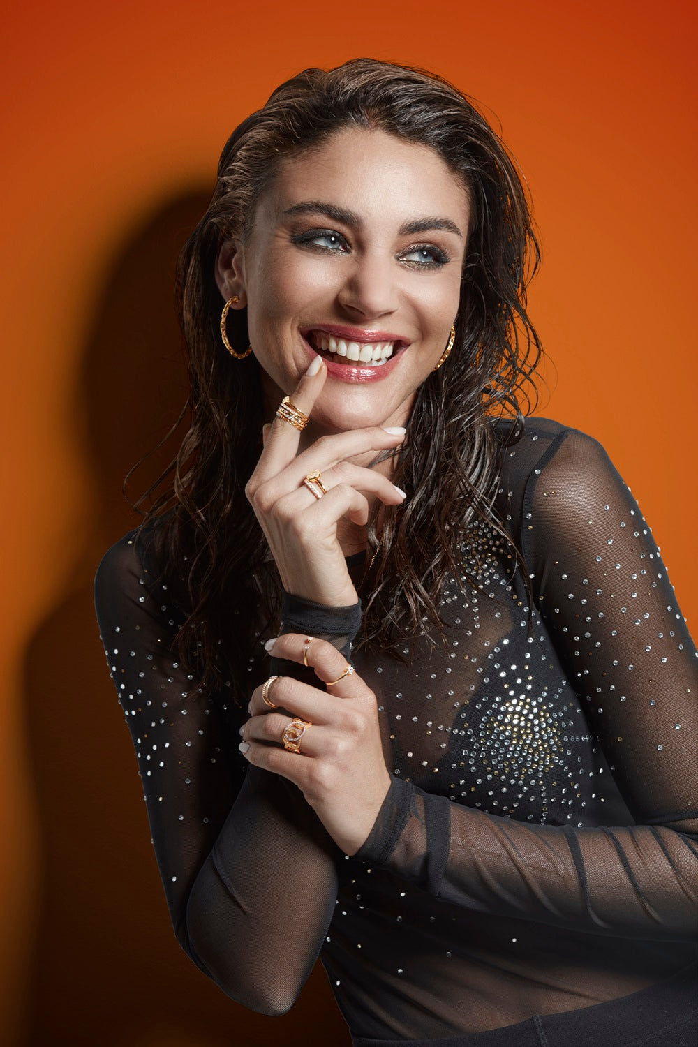 WILHELM MÜLLER - Creolen in Silber vergoldet - Juwelier Donkel