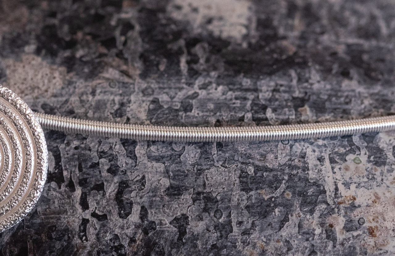 BASTIAN INVERUN - Halsreif Tonda Soft Spirale in Silber 45cm mit Doppelclipverschluss - Juwelier Donkel