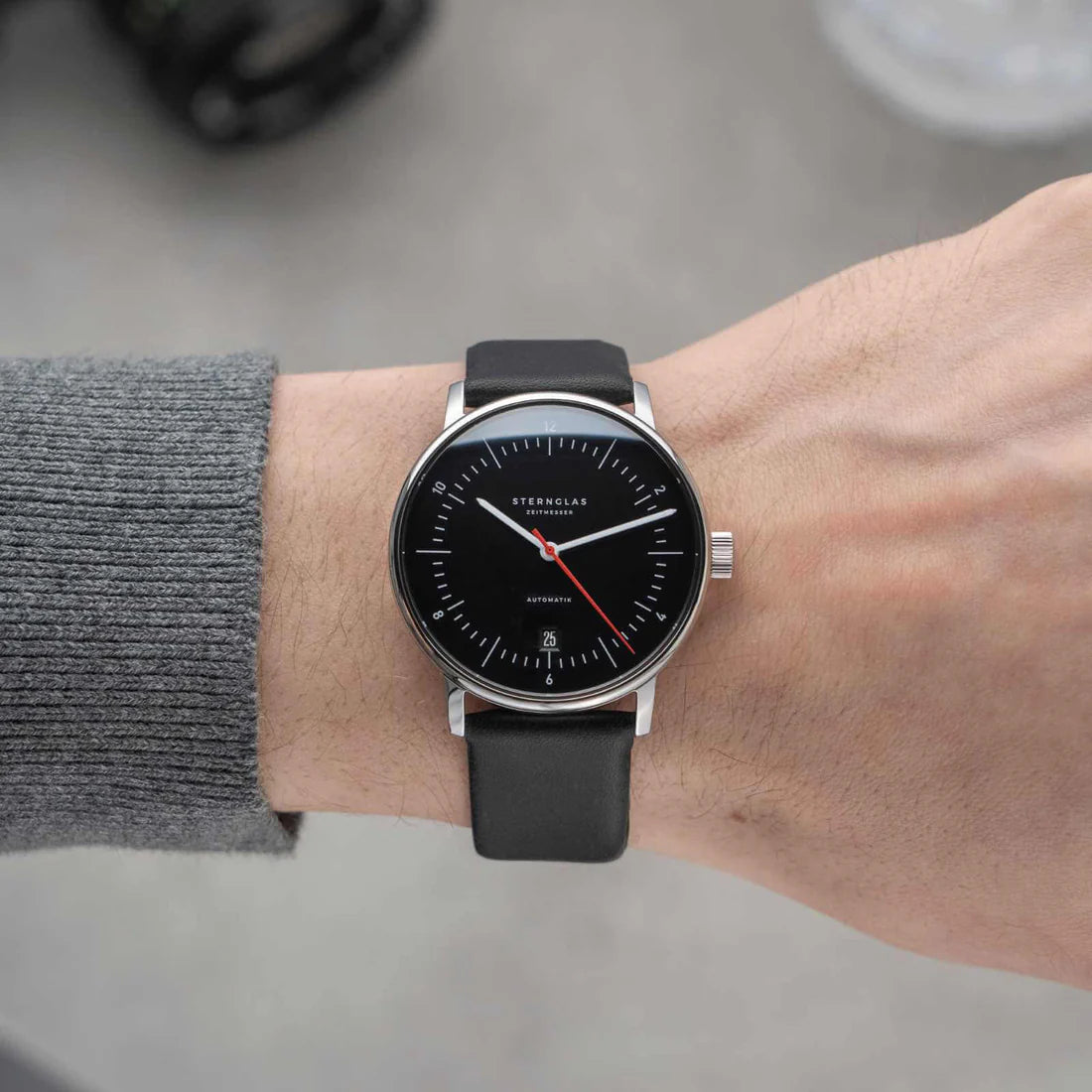 STERNGLAS - Naos Automatik schwarz - Juwelier Donkel