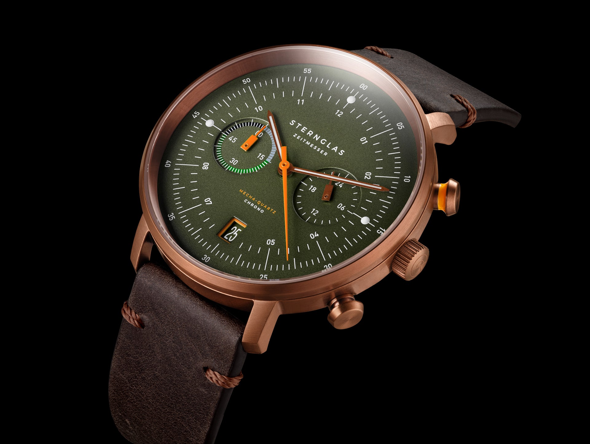 STERNGLAS - Hamburg Chrono dunkelgrün - Juwelier Donkel