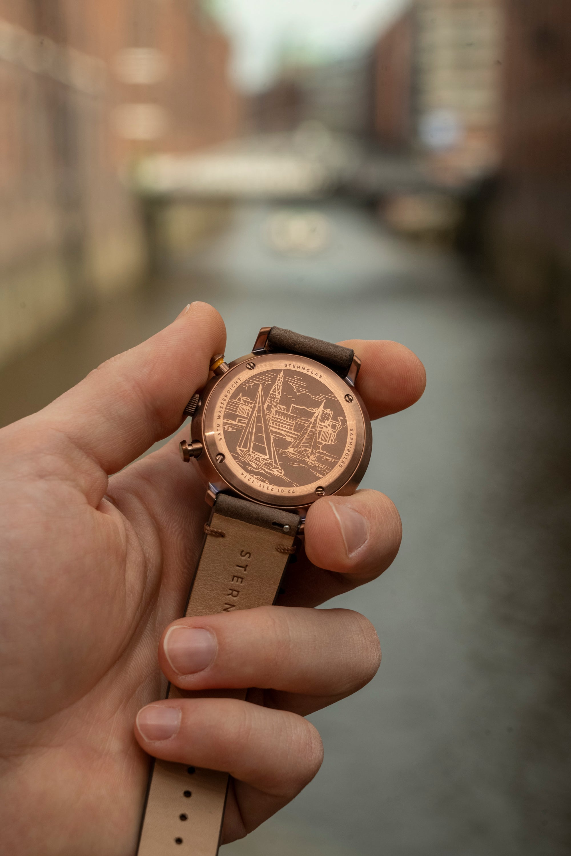 STERNGLAS - Hamburg Chrono dunkelgrün - Juwelier Donkel