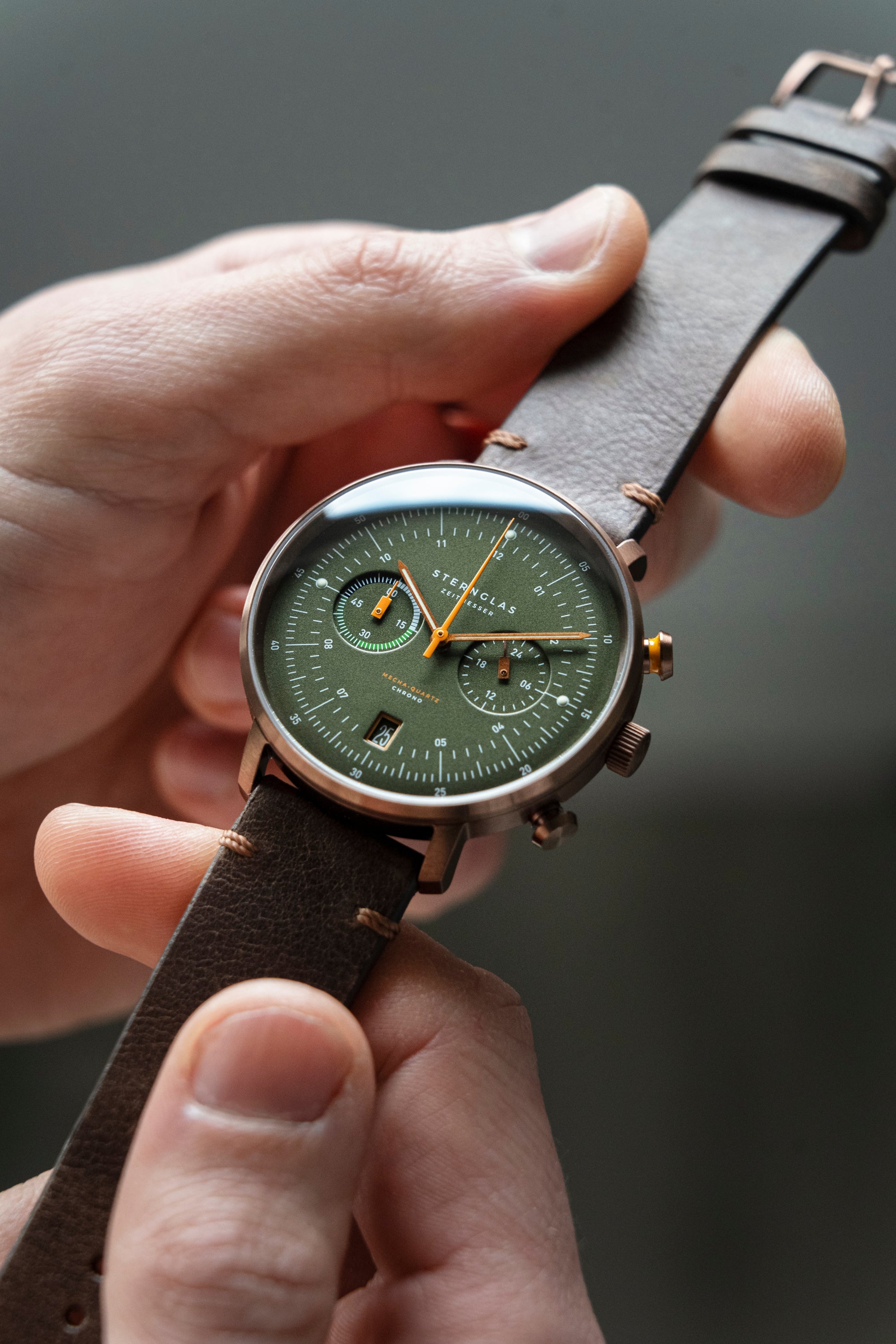 STERNGLAS - Hamburg Chrono dunkelgrün - Juwelier Donkel