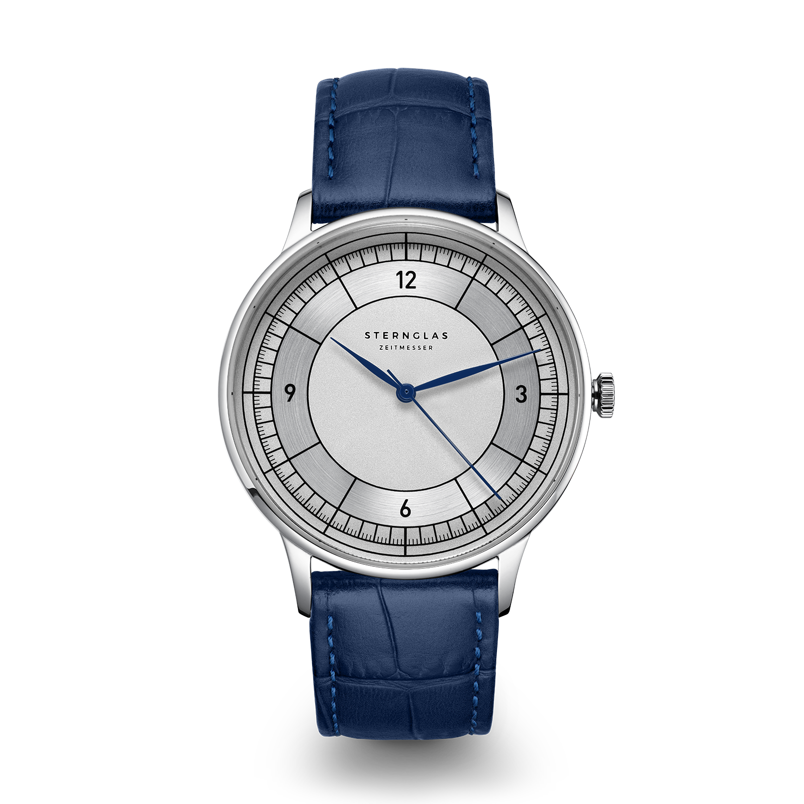 Uhrenglas Entfernen Uhrenglas Reinigen STERNGLAS Sedius Blau/silber