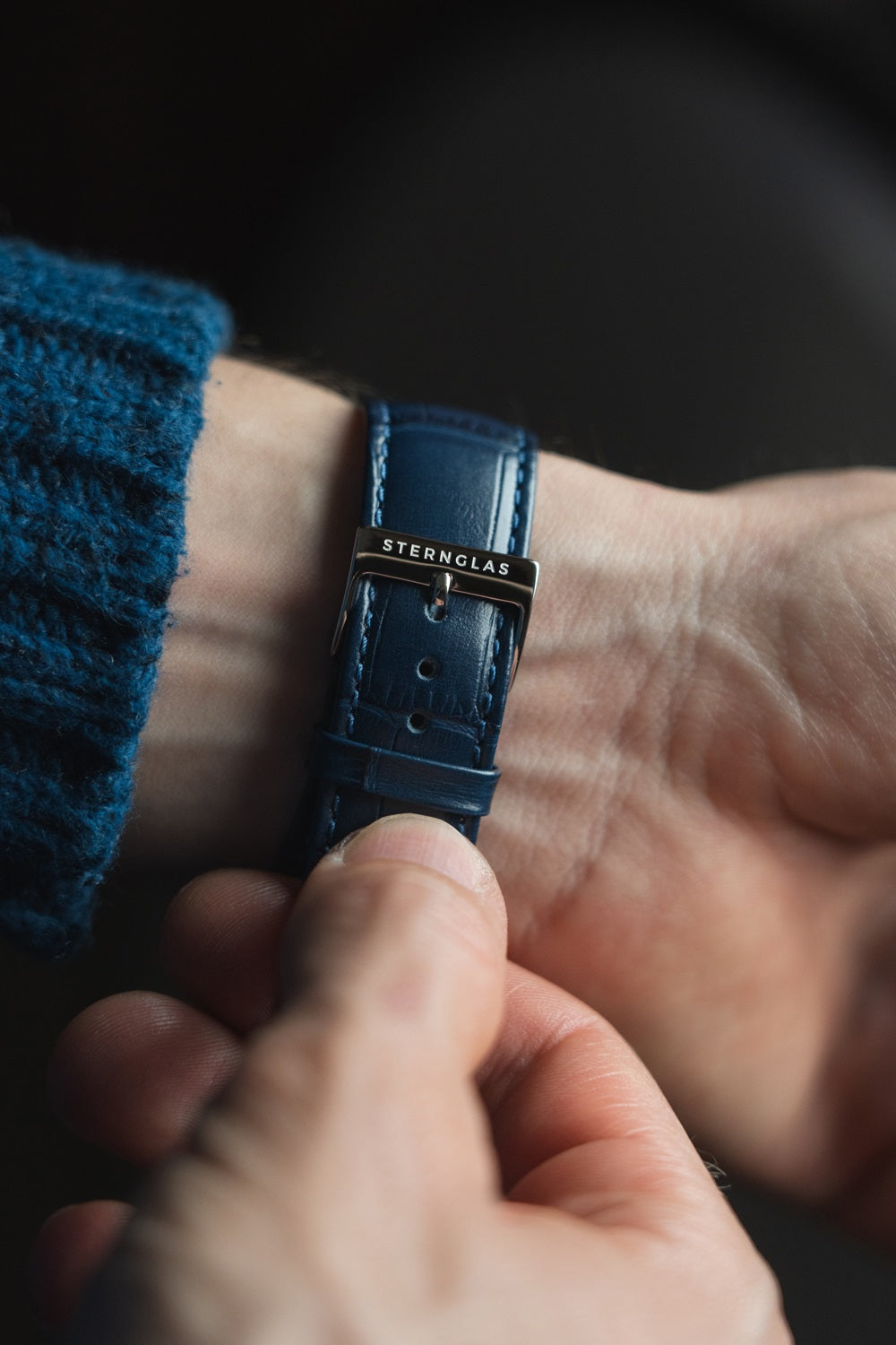 STERNGLAS - Sedius blau/silber - Juwelier Donkel