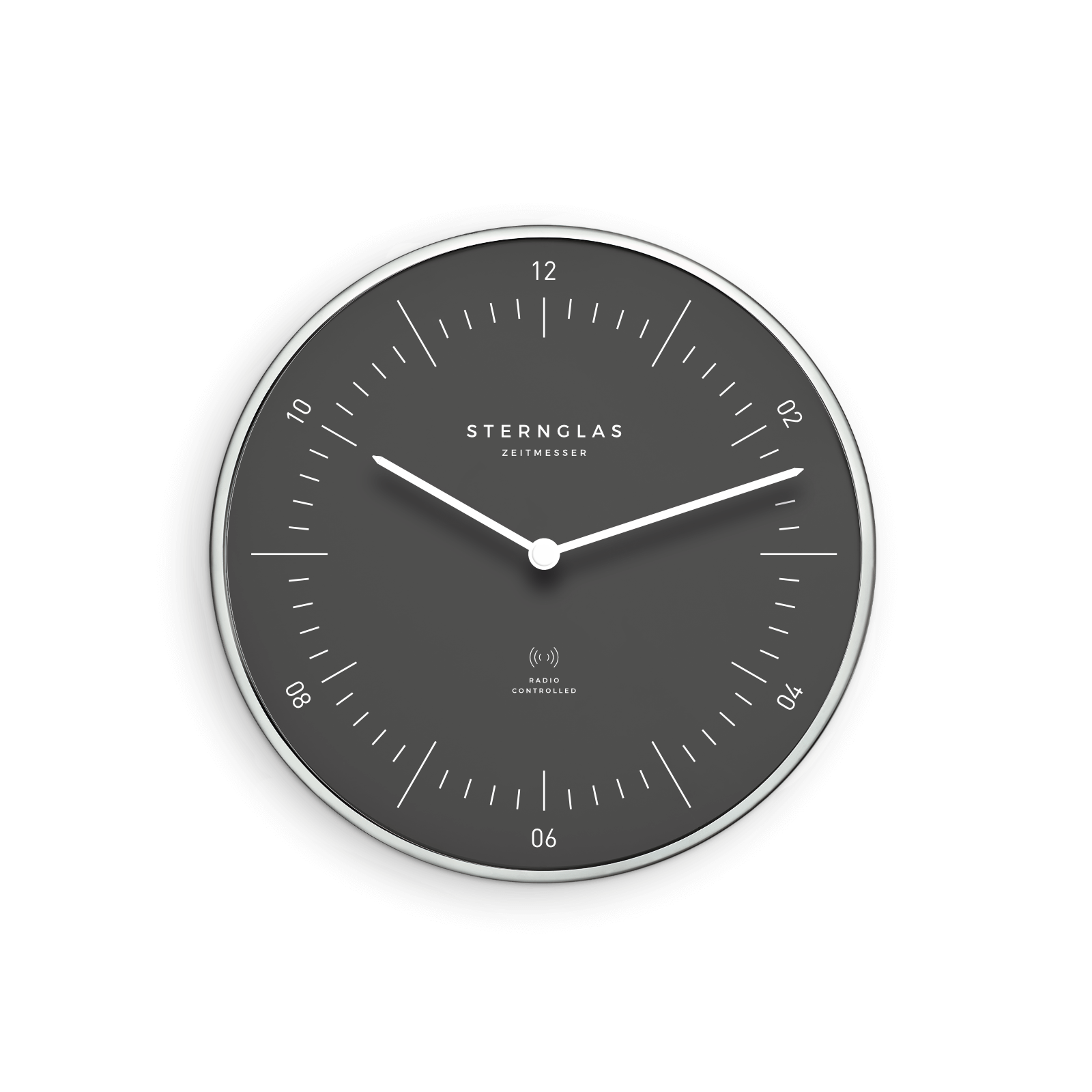 STERNGLAS - Wanduhr Naos Sturmgrau - Juwelier Donkel