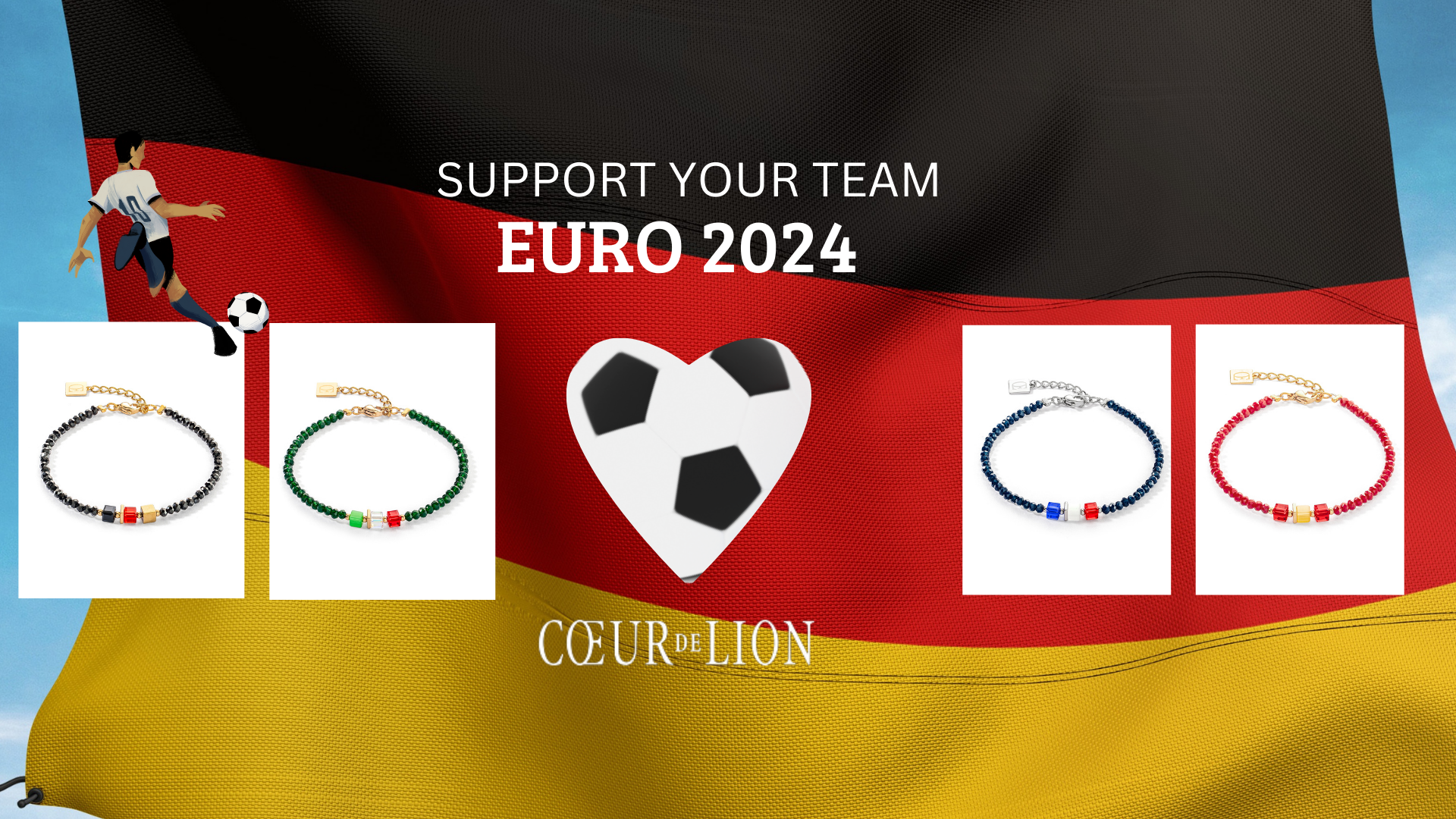 COEUR DE LION - Bunte Armketten (EM Edition) - Juwelier Donkel