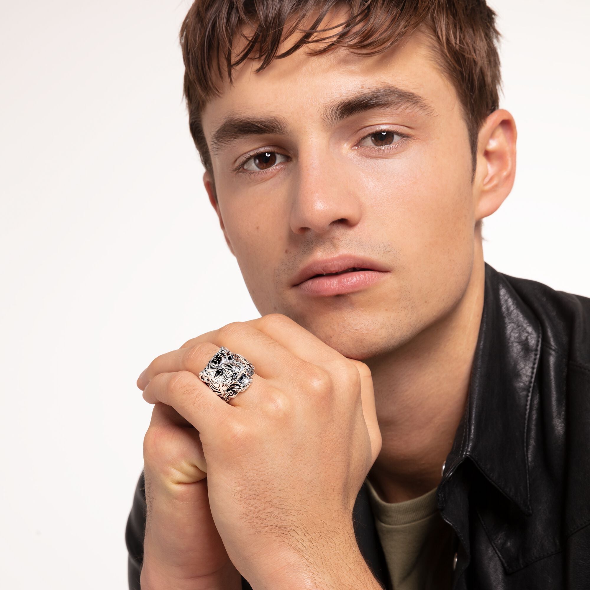 THOMAS SABO - Ring mit Tigermotiv silber - Juwelier Donkel