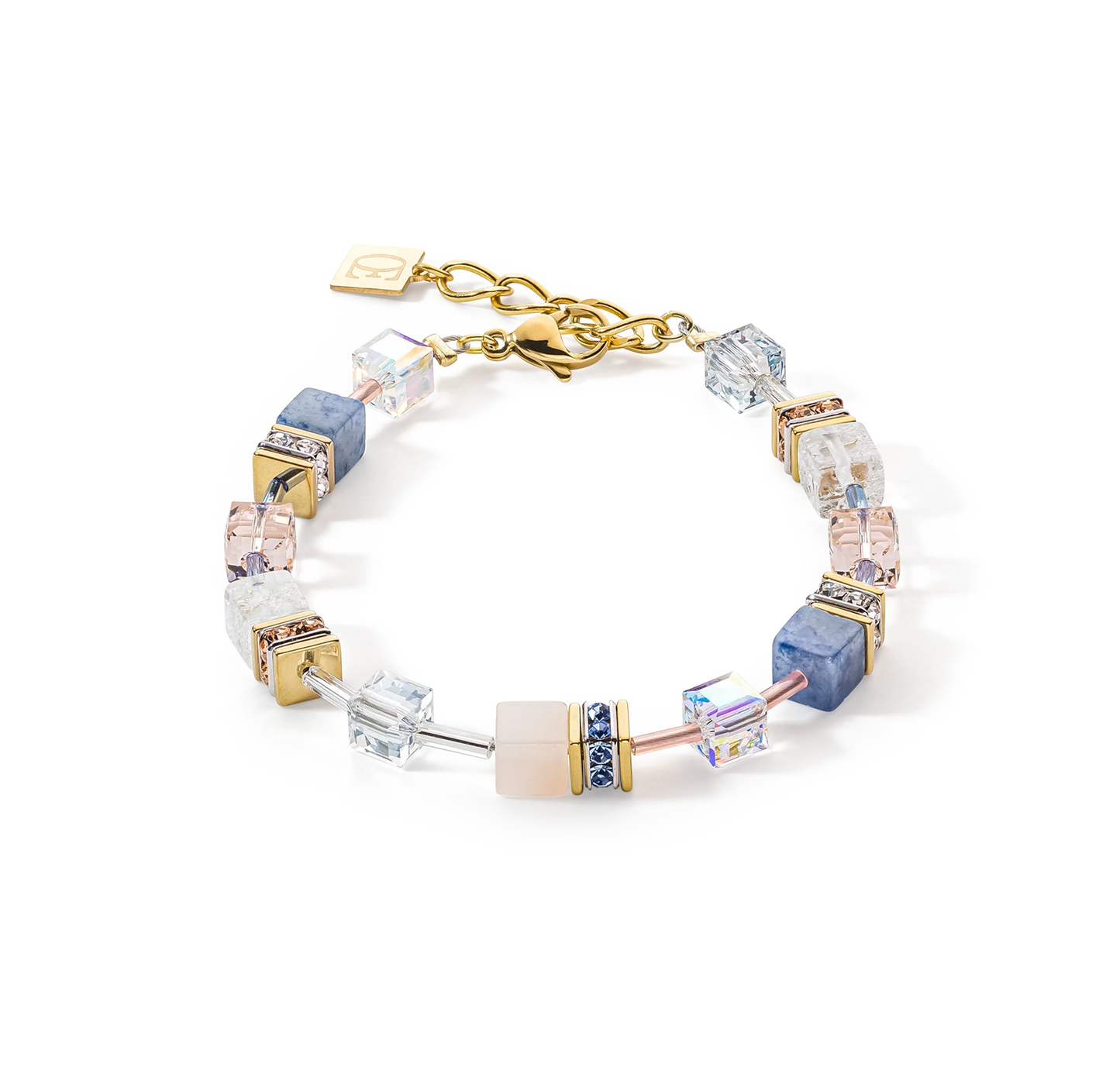 COEUR DE LION - Armband Iconic Precious hellblau mit Bergkristall