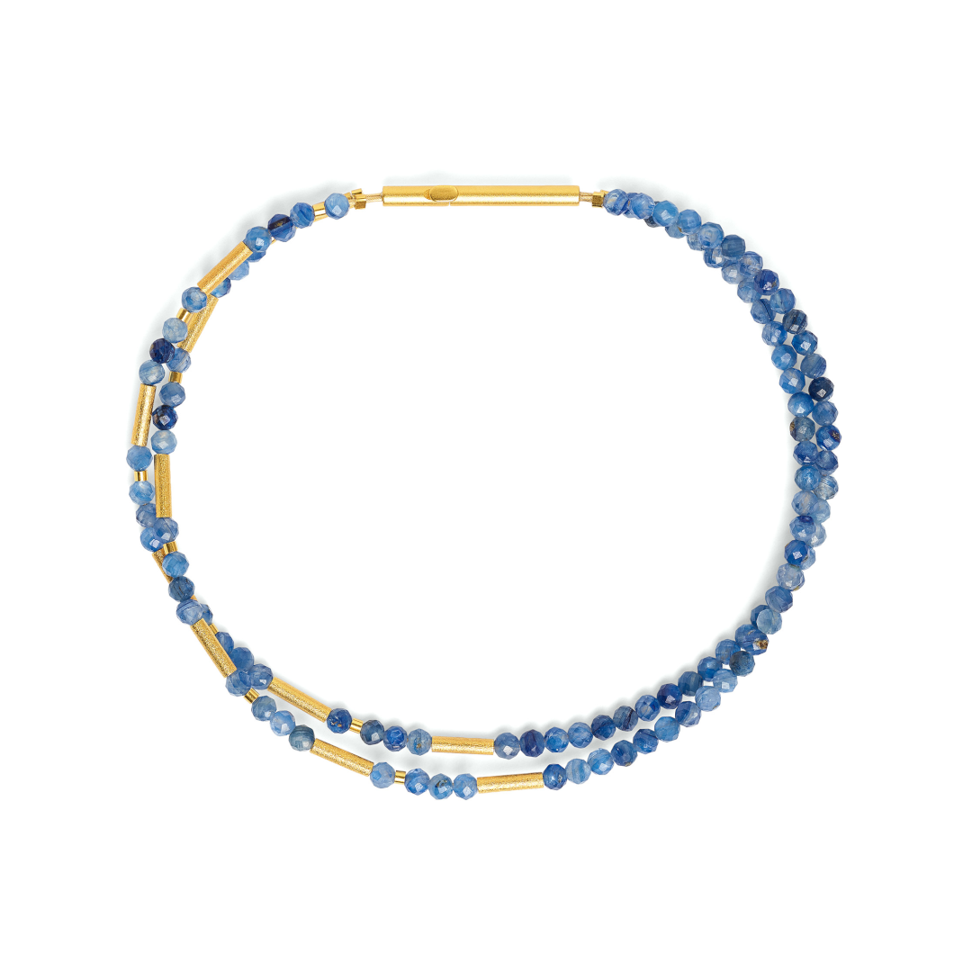 BERND WOLF - Armkette Clini in Silber vergoldet mit Kyanit - Juwelier Donkel