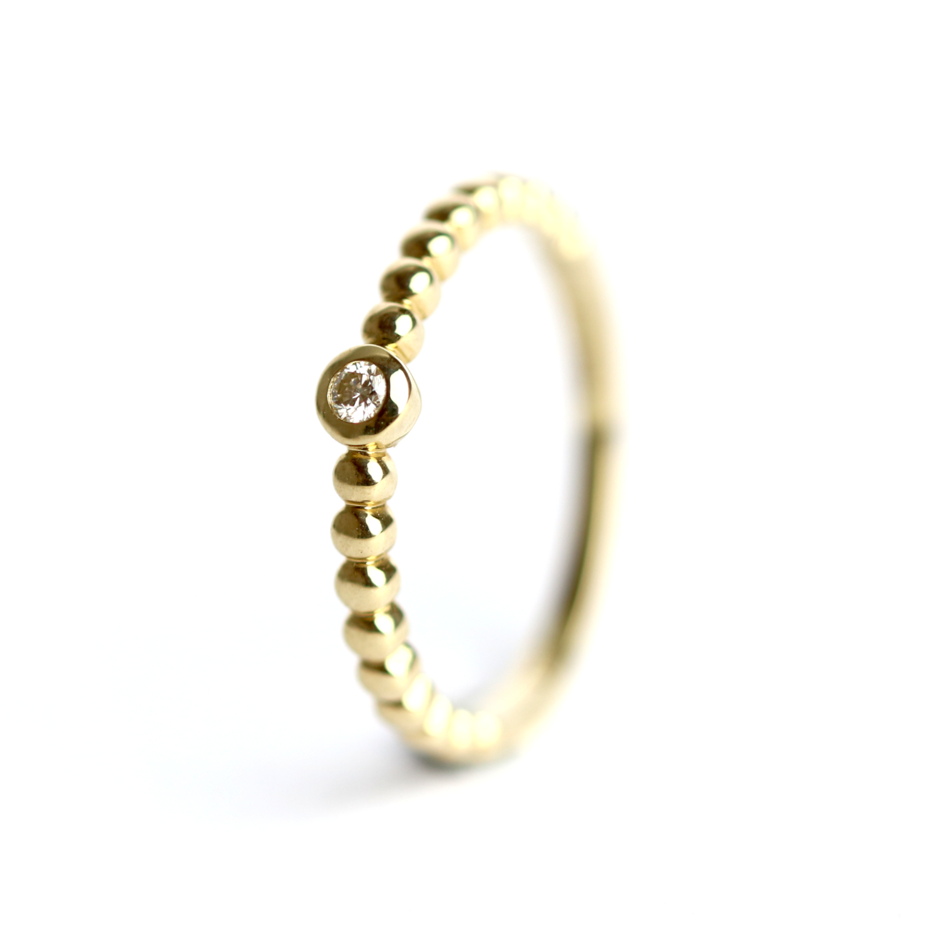 WILHELM MÜLLER - Ring in Gold mit Brillant 0,04 ct - Juwelier Donkel
