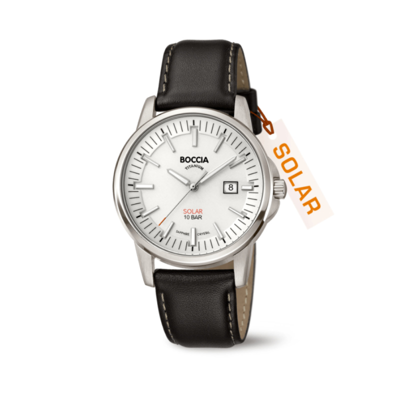BOCCIA TITANIUM - Herrenuhr Solar