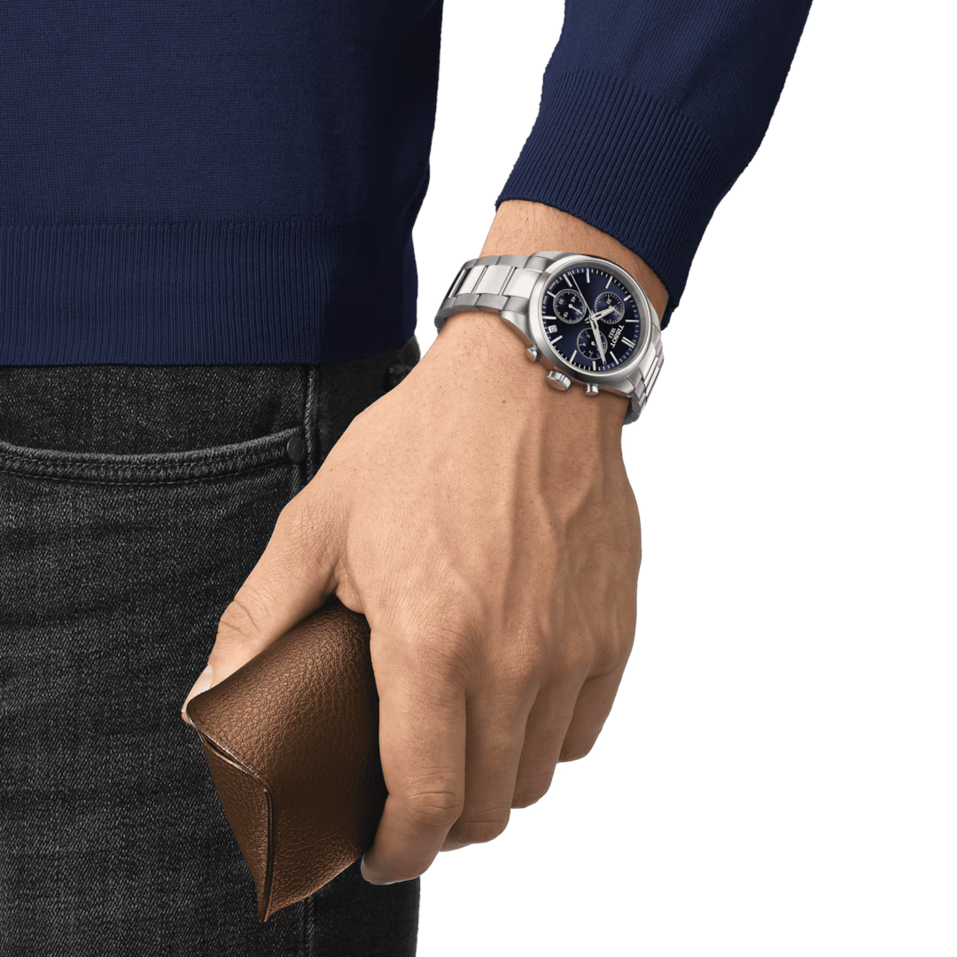 TISSOT- PR100 Chronograph blau - Juwelier Donkel