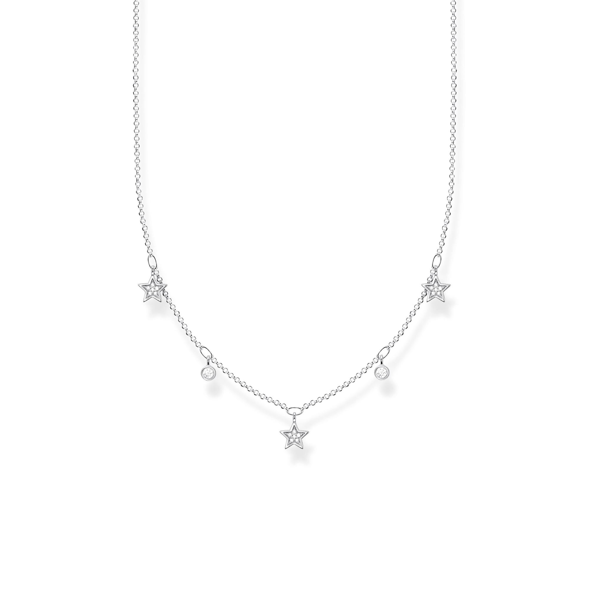 THOMAS SABO - Halskette mit Sternen in silber - Juwelier Donkel