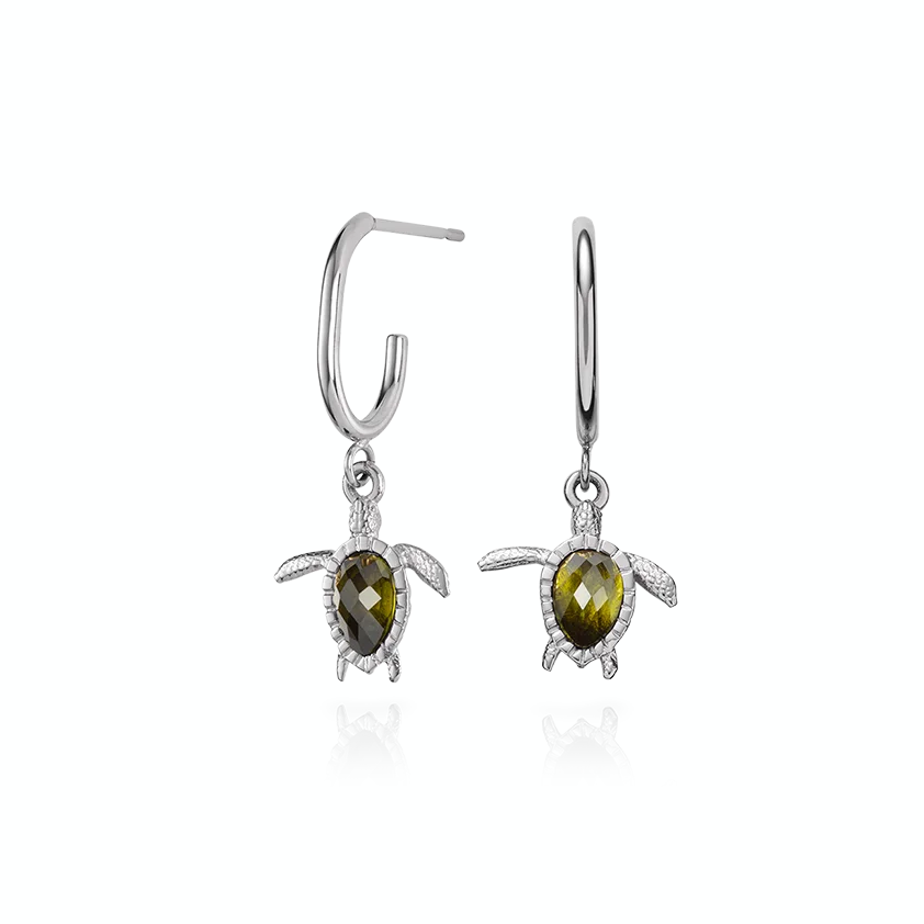 PAUL HEWITT - Ohrringe Turtle Hoops aus recyceltem Edelstahl