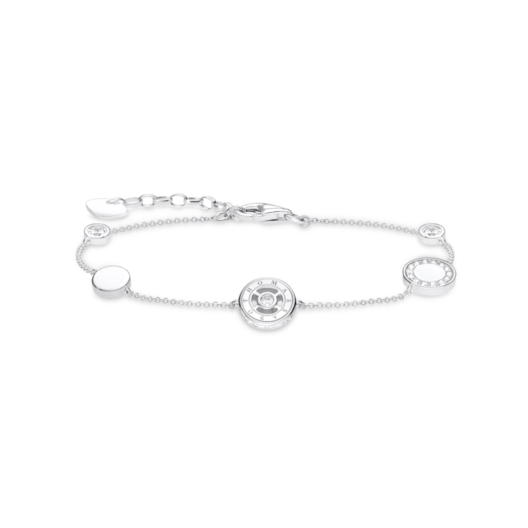 THOMAS SABO - Armband Kreise mit weißen Steinen Silber - Juwelier Donkel