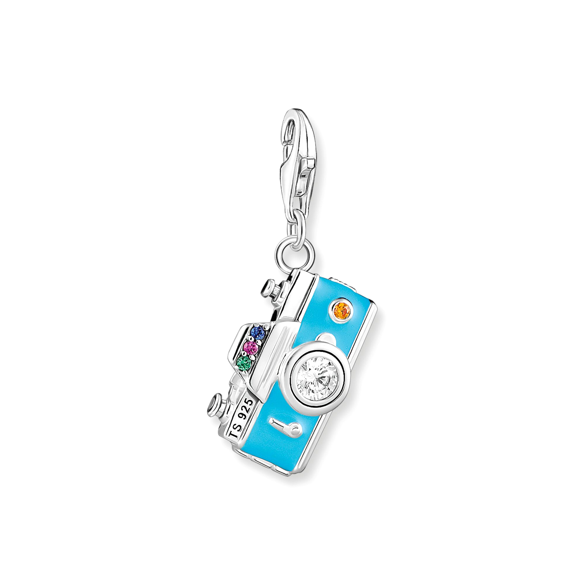 THOMAS SABO - Charm-Anhänger türkise Retro Kamera Silber - Juwelier Donkel