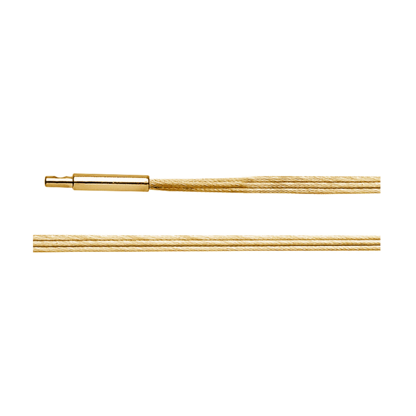 BASTIAN INVERUN - Halsreif in Silber vergoldet, 45cm, Dreifach mit Bajonettverschluss - Juwelier Donkel